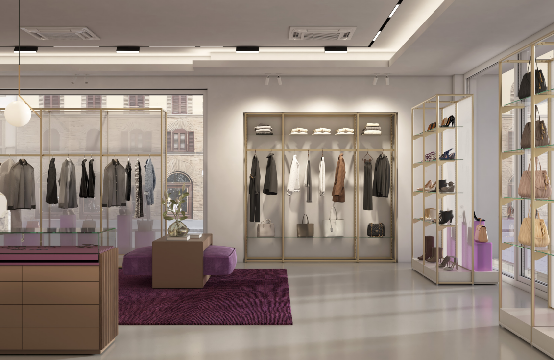 abbigliamento arredo botique stender