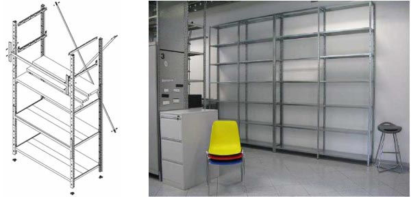 scaffale archivio