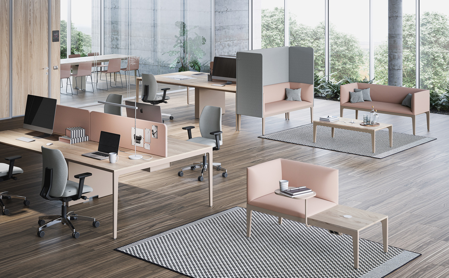 sistema alplus frezza pink grey