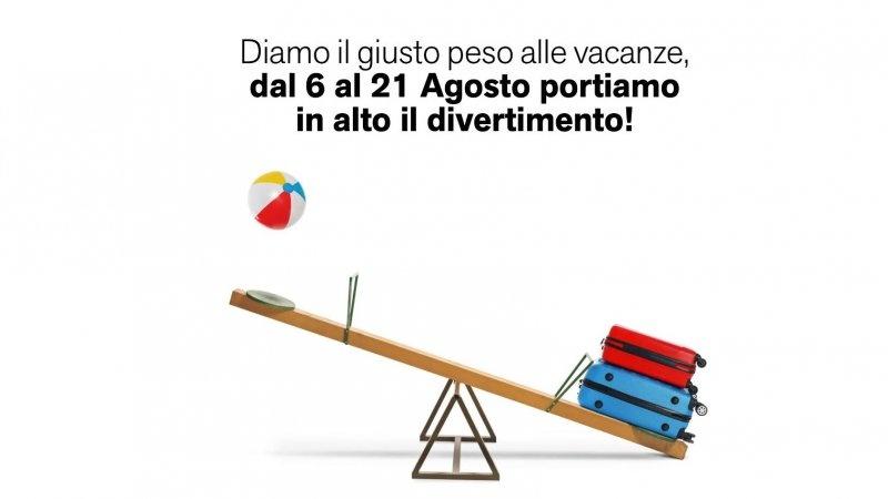 CHIUSURA ESTIVA 2022 DAL 6 AL 21 AGOSTO